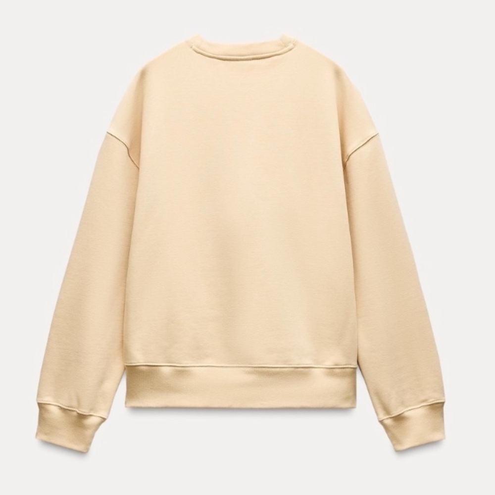 Zara Butter Yellow Sweatshirt